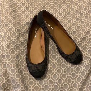 Coach flats (black)